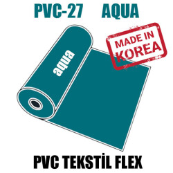 PVC Deniz Mavi (Aqua) Flex / 51 cm x 1 metre - 2