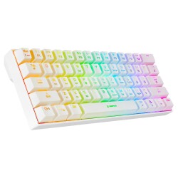 Rampage KB-RX63 B-ATOM Beyaz Bluetooth RGB Backlight Blue Switch Mekanik Q 63 Tuşlu Oyuncu Klavyesi - 1