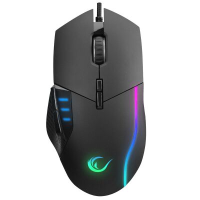 Rampage SMX-R83 X-FORCE Usb Siyah 10000 dpi RGB Aydınlatmalı Gaming Oyuncu Mouse - 2