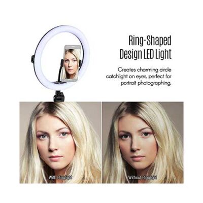 Ring Light 11 inç Youtuber Makyöz Aksesuarlı - 4