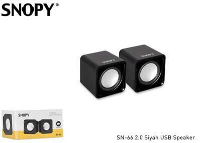 Snopy SN-66 2.0 Beyaz USB Speaker - 1