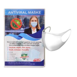 Sublimasyon Çocuk Lazer Kesim Maske+Broşür+Poşet - 1