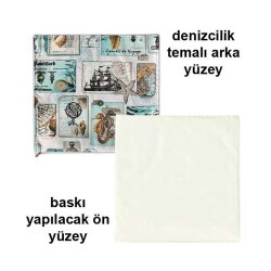 Sublimasyon Deniz Yıldızı Figürlü Yastık - 1