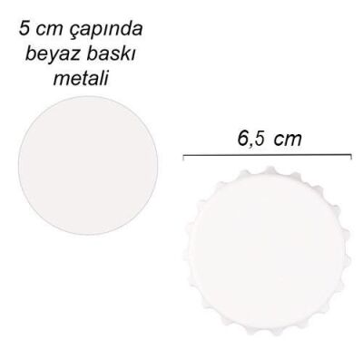 Sublimasyon Kapak Magnet Açacak 65 mm - 3