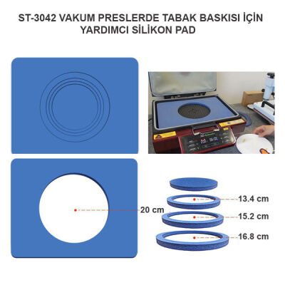 Tabak Baskı Yardımcı Silikon Pad (ST-3042 için ) - 1