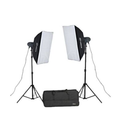 Visico VL-400 PLUS Elfin Flash 2'li Kit - 1