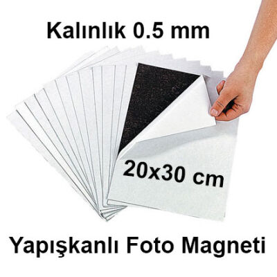 Yapışkanlı Fotoğraf Magneti 20x30 cm - 1