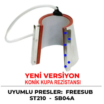 Yeni Versiyon Konik Kupa Presi Rezistansı (ST-210 ve SB-04A) - 2