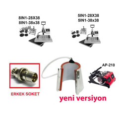 Yeni Versiyon Konik Kupa Rezistansı (Erkek Soketli) - 1